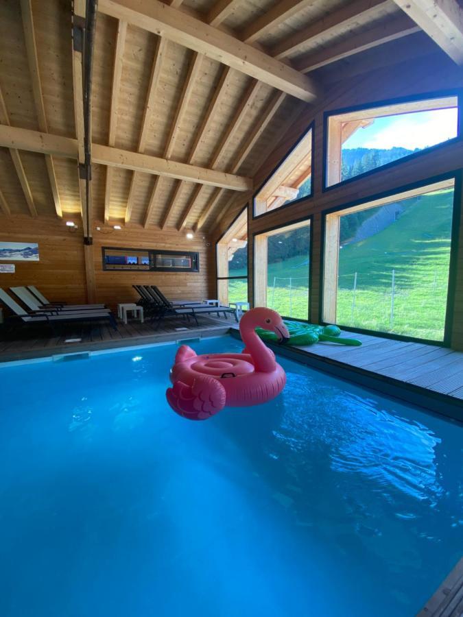 Le Schuss Hotel Châtel Eksteriør billede