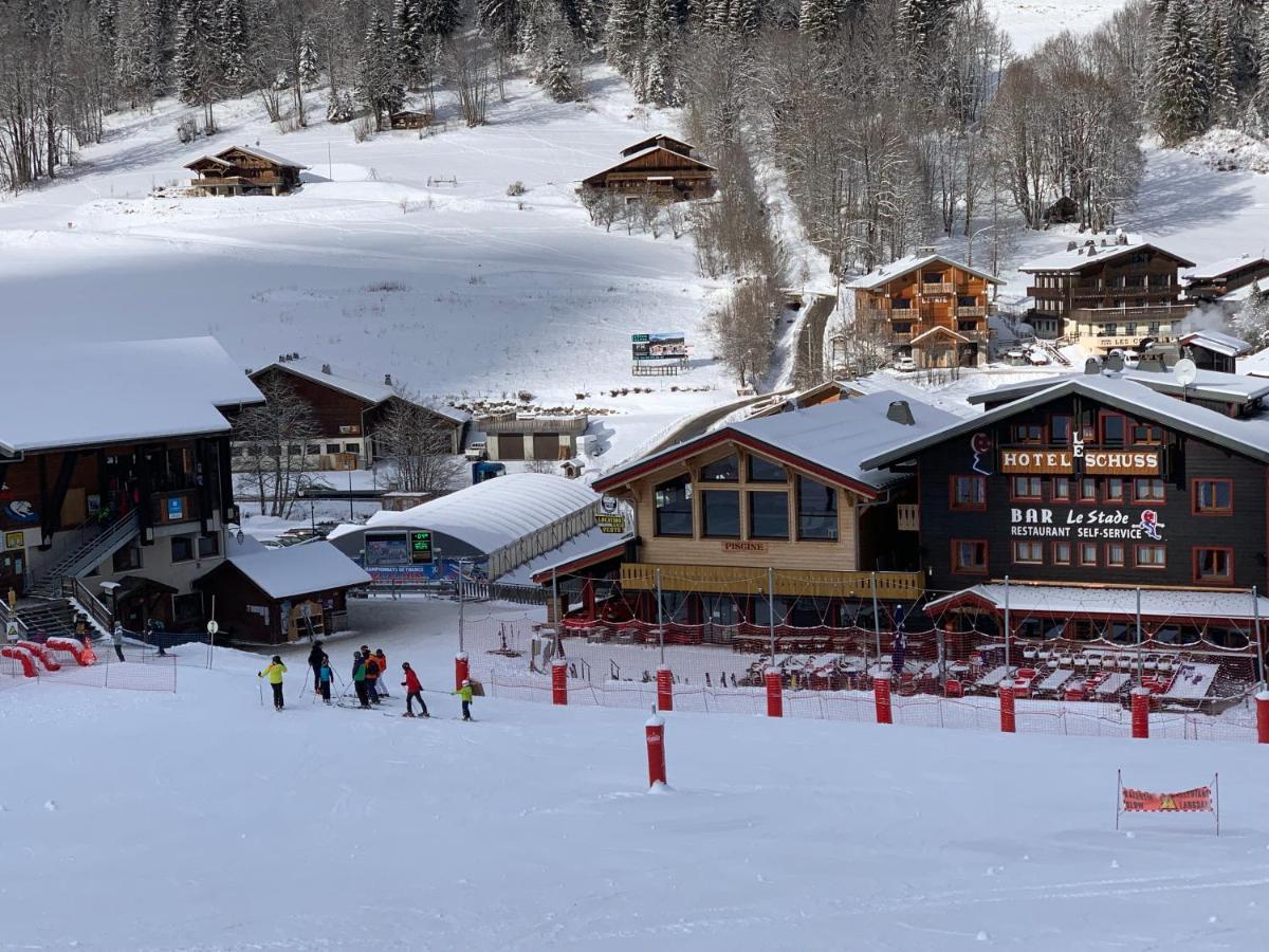 Le Schuss Hotel Châtel Eksteriør billede