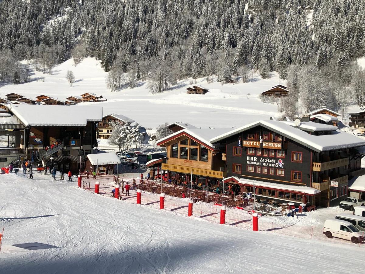 Le Schuss Hotel Châtel Eksteriør billede